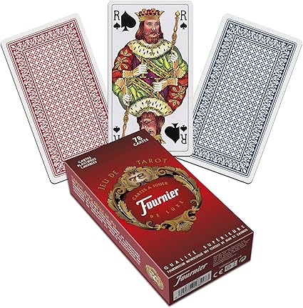 Jeu de cartes de Tarot rouge