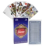 Jeu de cartes de Tarot bleu
