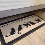 Tapis déco avec bords – Chats – 50 x 115 cm