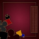 Tapis Belote bordeaux - 60x60 cm