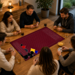 Tapis de Belote bordeaux – 60 x 100 cm