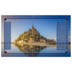 Tapis de Belote Mont ST Michel – 60 x 100 cm