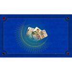 Tapis Tarot 3 bouts bleu - 60x100 cm