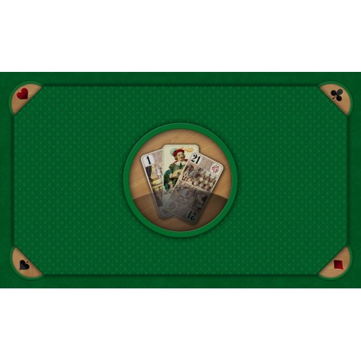 Tapis Tarot 3 bouts vert - 60x100 cm