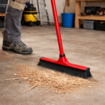 Balai V7 Express avec du bois