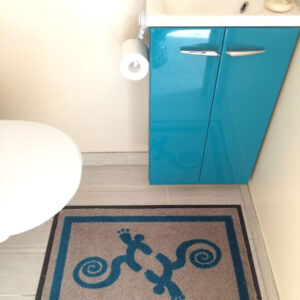 Tapis déco avec bords – Lezards – 50 x 75 cm