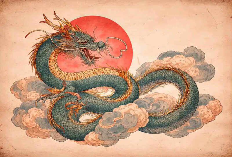 Tapis de Souris dragon asiatique